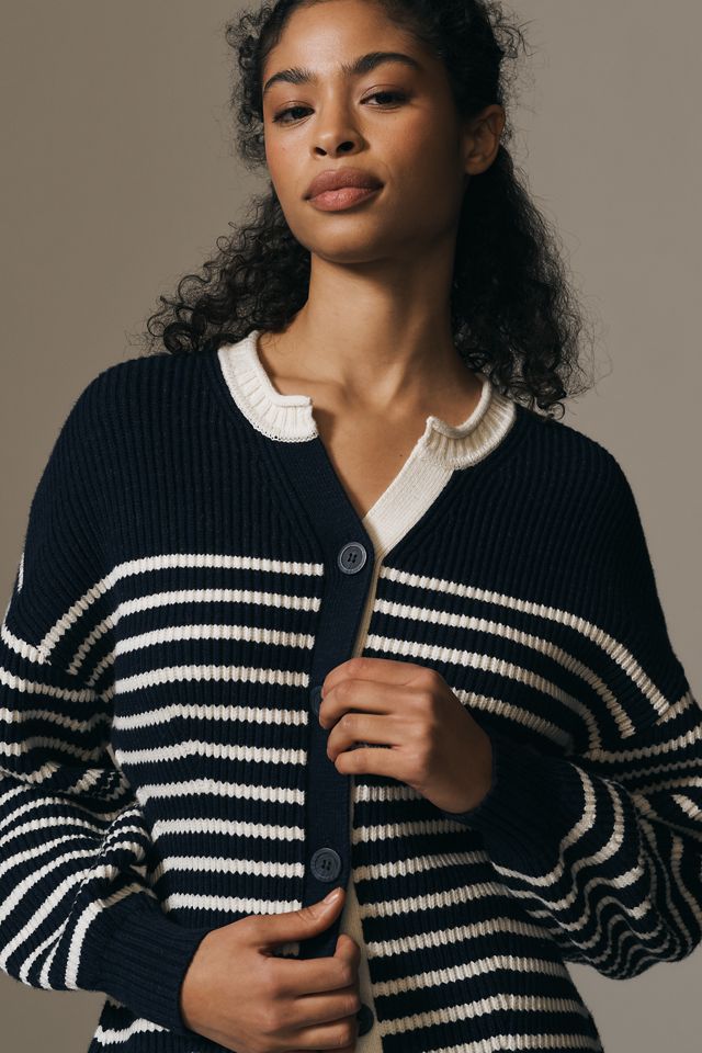 Cardigan Maeve ras du cou manches bouffantes #3