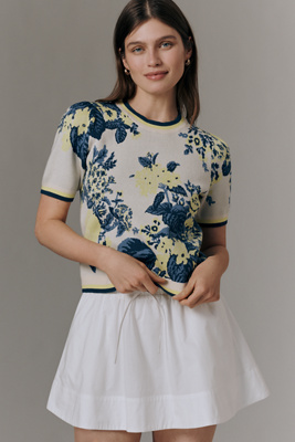 The Maxine Puff-Sleeve Sweater Tee