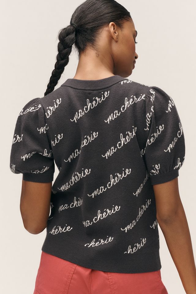 The Maxine Puff-Sleeve Sweater Tee #1