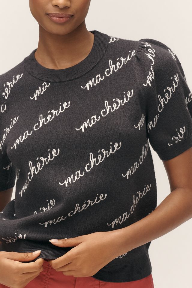 The Maxine Puff-Sleeve Sweater Tee #3