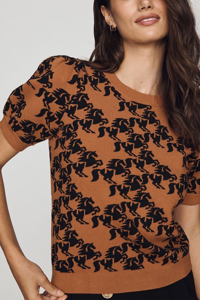 Maxine Puff-Sleeve Sweater Tee #1