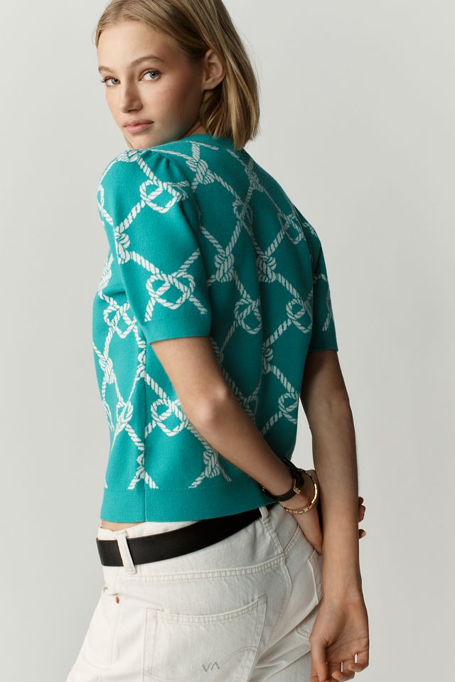 Maxine Puff-Sleeve Sweater Tee #3