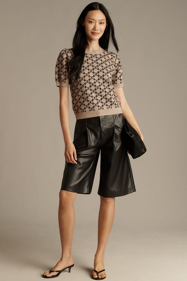 Maxine Puff-Sleeve Sweater Tee #2