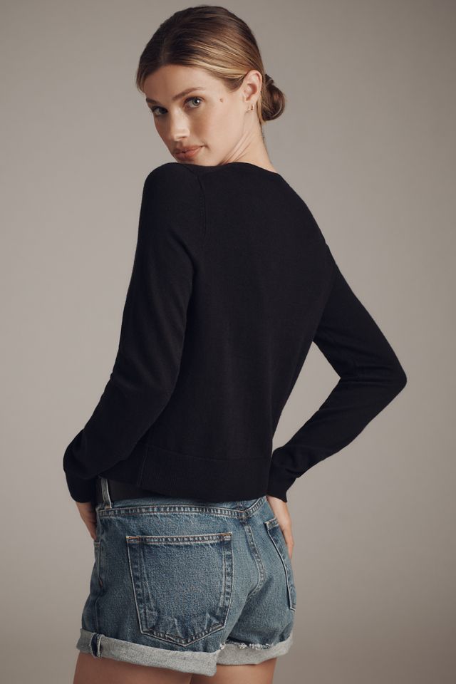 The Juliet Crew-Neck Cardigan Sweater: Cotton Blend Edition #2