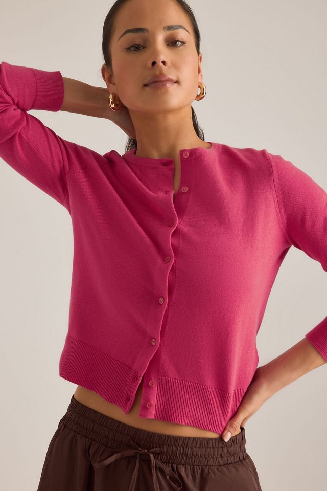 Le cardigan Juliet à col rond : Édition coton-cachemire #3
