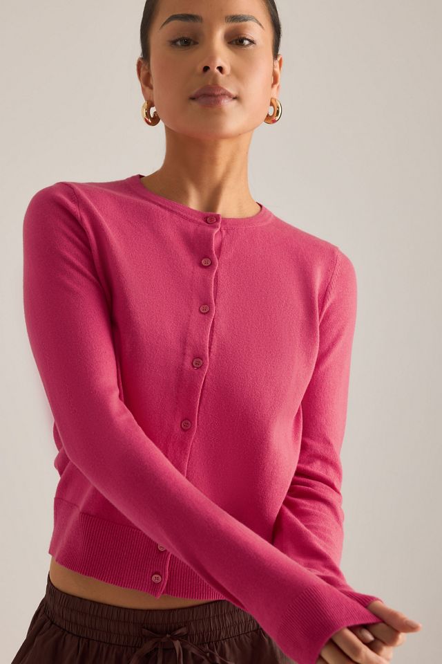 Le cardigan Juliet à col rond : Édition coton-cachemire #4