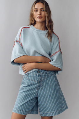 The Goldie Cotton Crew-Neck Sweater