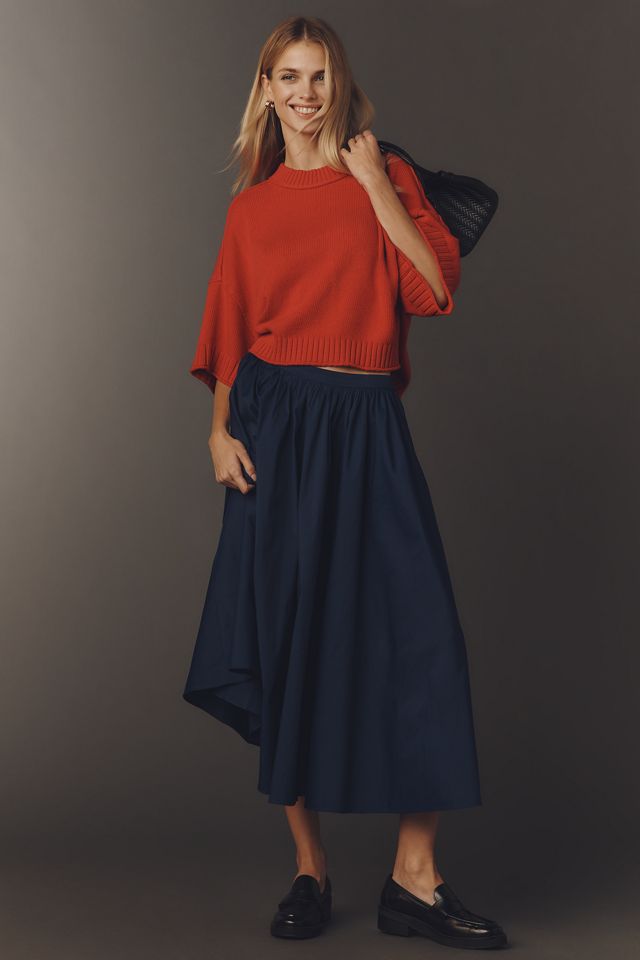 The Goldie Cotton Crew-Neck Sweater #1