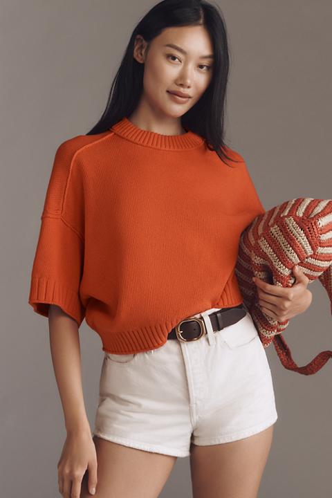 The Goldie Cotton Crew Neck Sweater