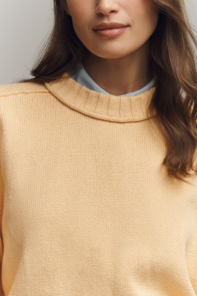 By Anthropologie Goldie 100% Cotton Sweater #1