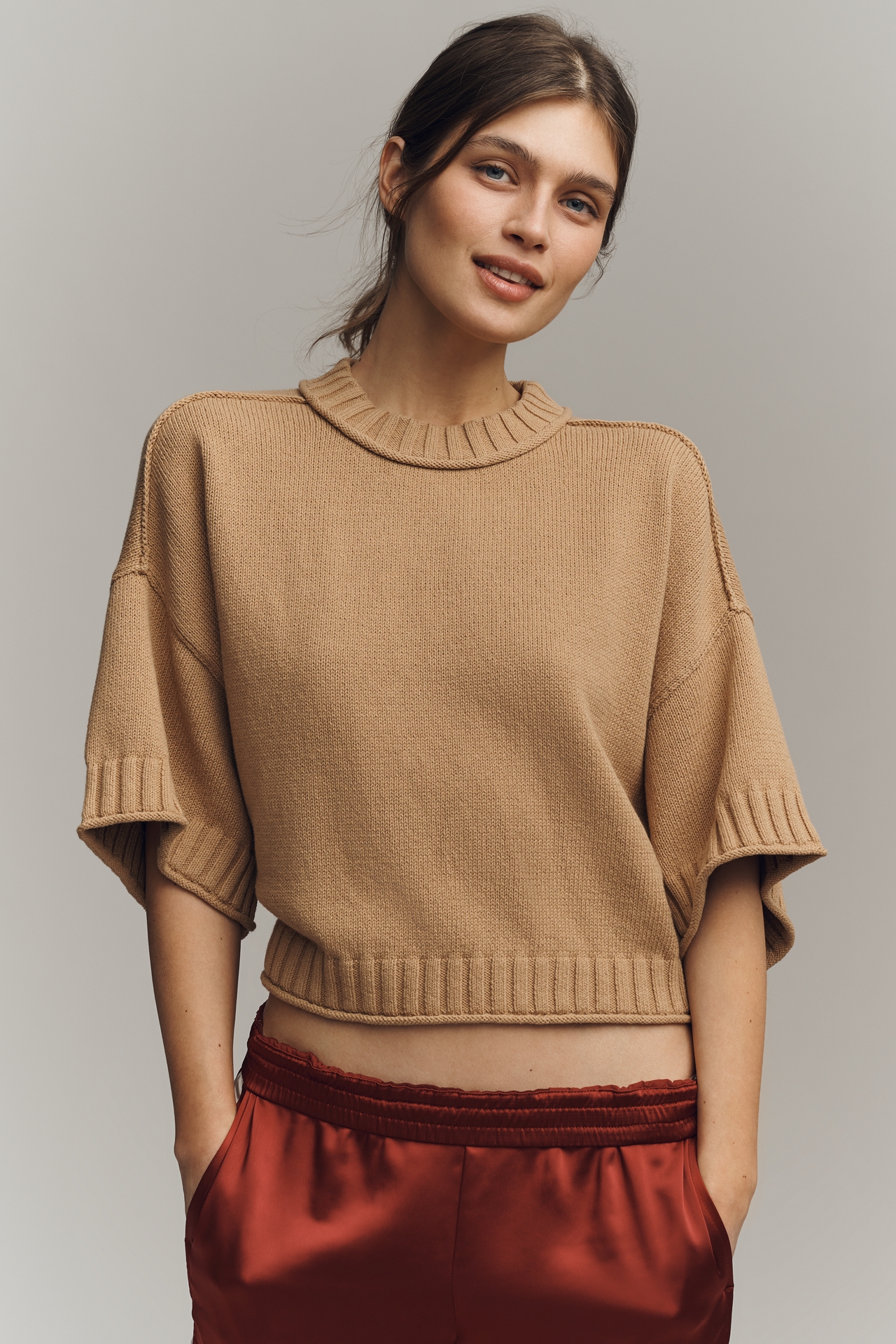 By Anthropologie Goldie 100% Cotton Sweater