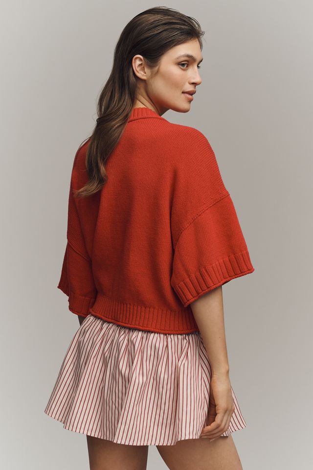 By Anthropologie Goldie 100% Cotton Sweater #3