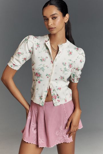 Pilcro Amira Denim Swing Blouse
