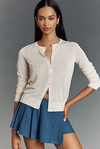 By Anthropologie Chunky 3D Floral Knit Cardigan By Anthropologie Chunky 3D Floral Knit Cardigan