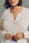 By Anthropologie Fitted Sheer Cardigan Sweater