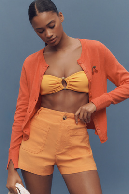 Maeve Icon Crew-Neck Cardigan Sweater | Anthropologie