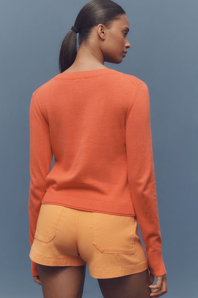 Maeve Icon Crew-Neck Cardigan Sweater #1