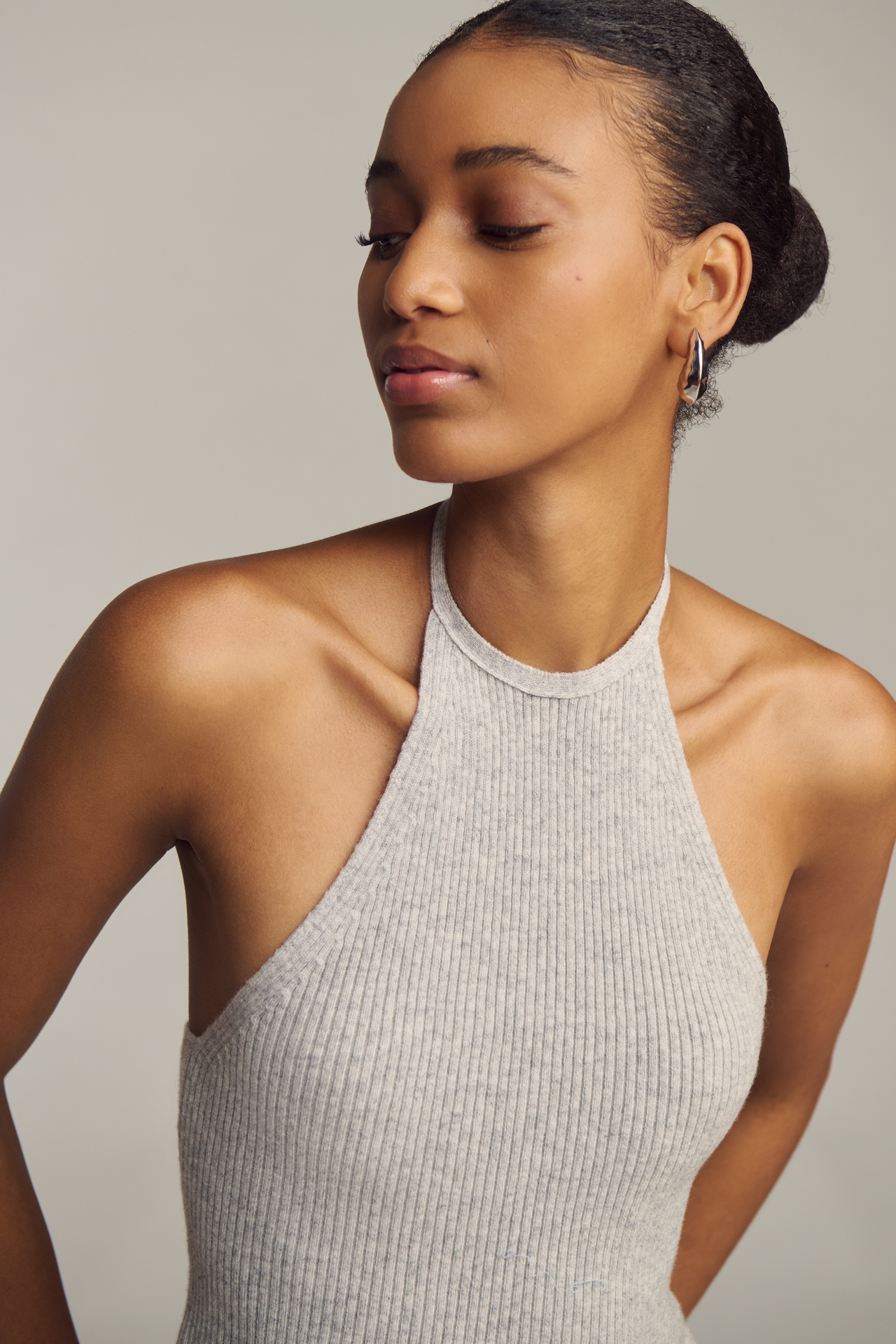 By Anthropologie Crop Wool Cashmere Tank Top