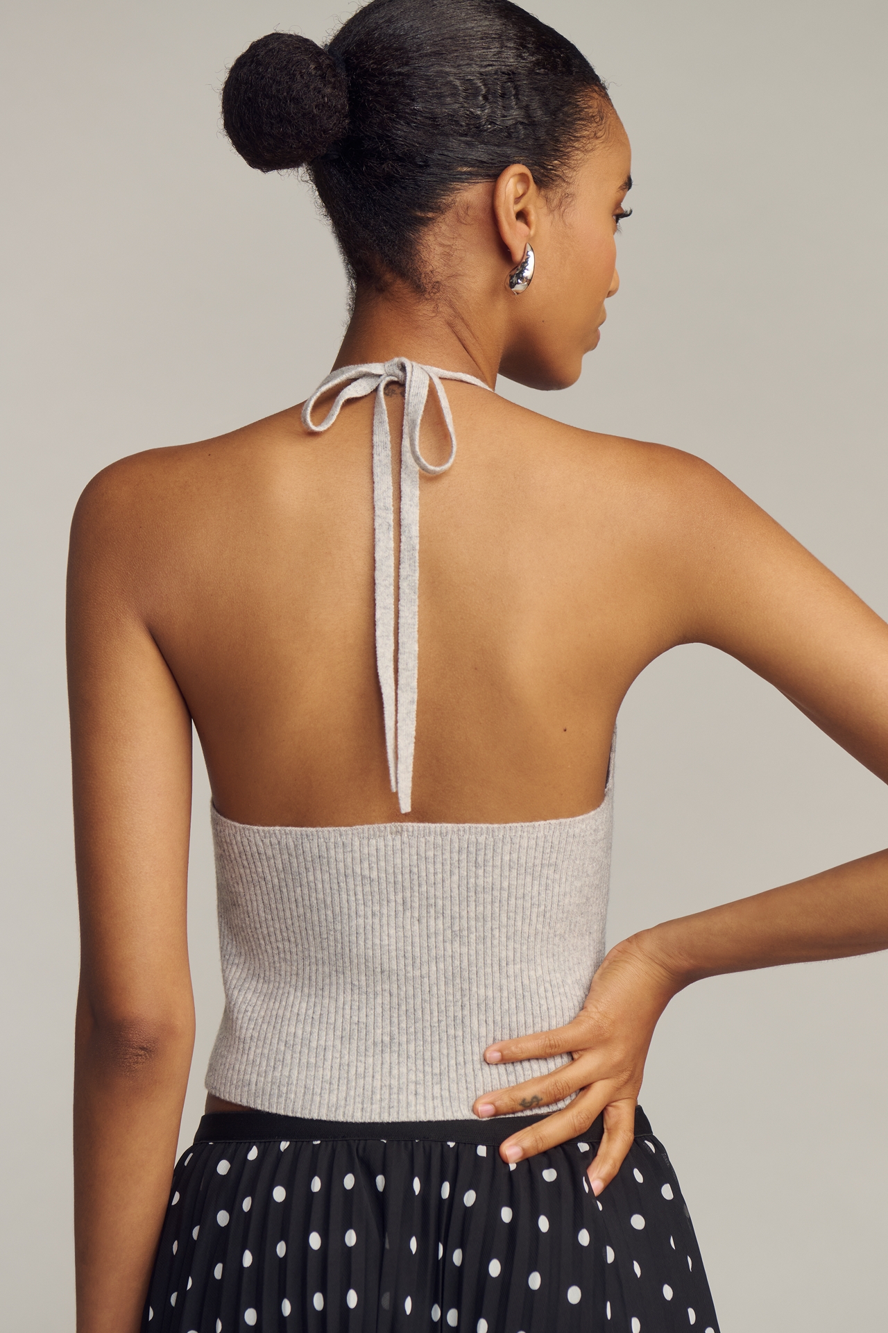 By Anthropologie Crop Wool Cashmere Tank Top