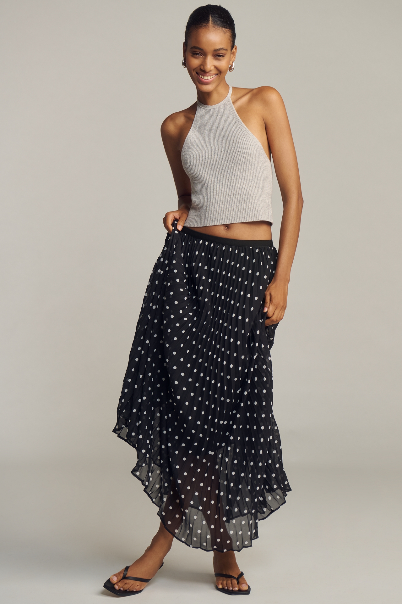 By Anthropologie Crop Wool Cashmere Tank Top