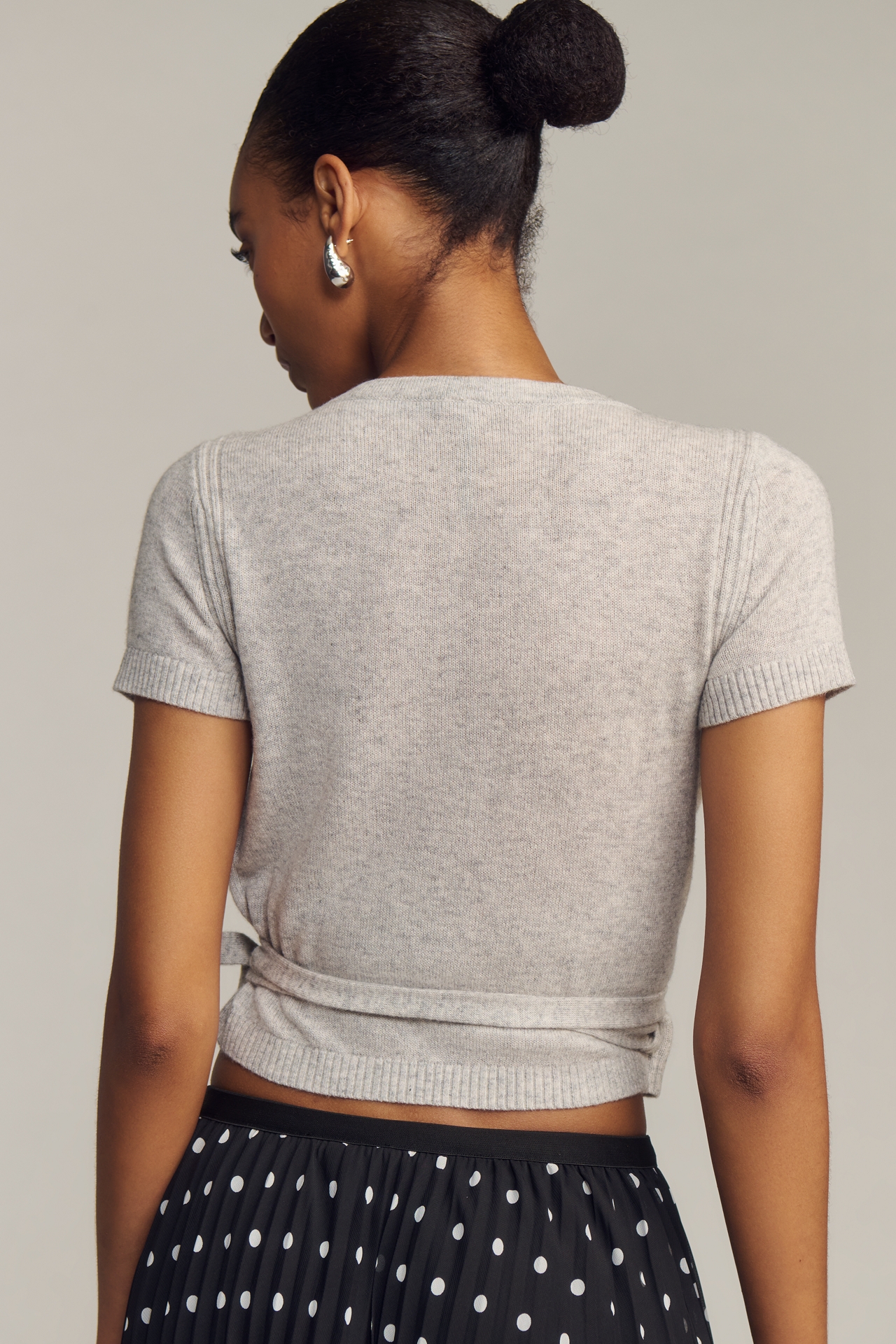 By Anthropologie Wool Cashmere Wrap Cardigan Sweater
