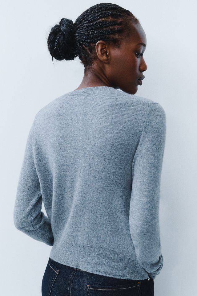 Maeve 100% Cashmere Crew-Neck Cardigan #4