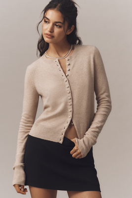 Maeve Crew-Neck Cashmere Cardigan Sweater product page