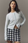 Maeve Crew-Neck Cashmere Cardigan Sweater