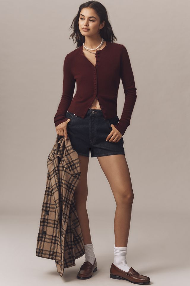 Maeve 100% Cashmere Crew-Neck Cardigan #2