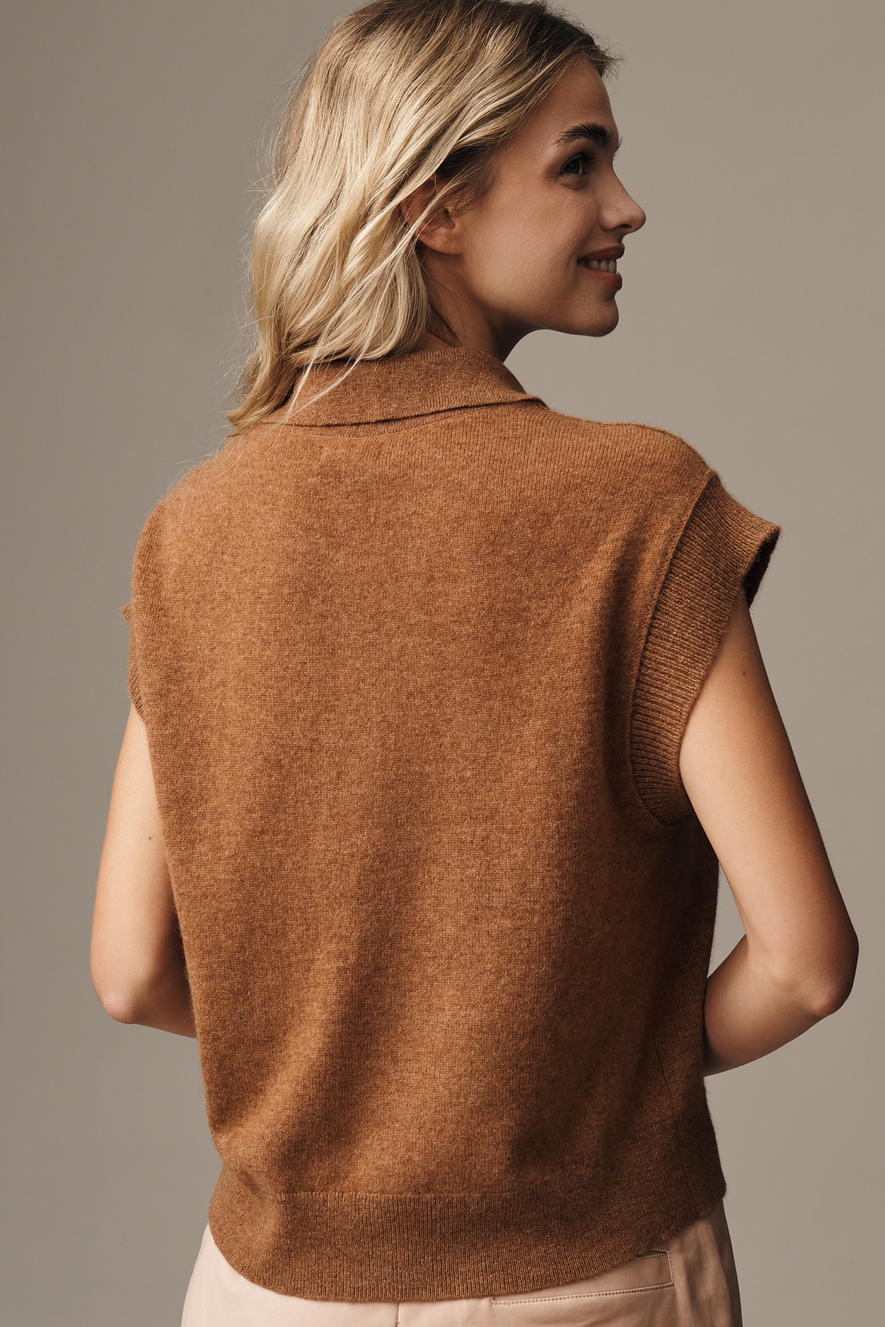 The Jensen Cashmere Cropped Sweater by Pilcro