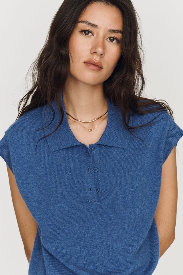 Pilcro Jensen 100% Cashmere Muscle Sweater Tank | AnthroHome