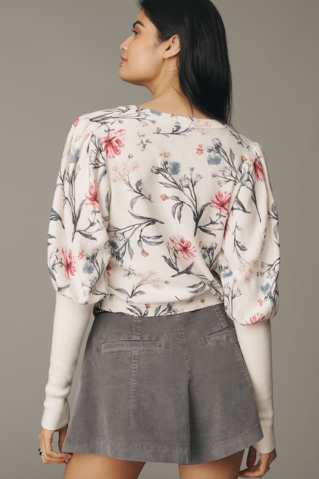 By Anthropologie Lightweight Cotton Cardigan Sweater #1