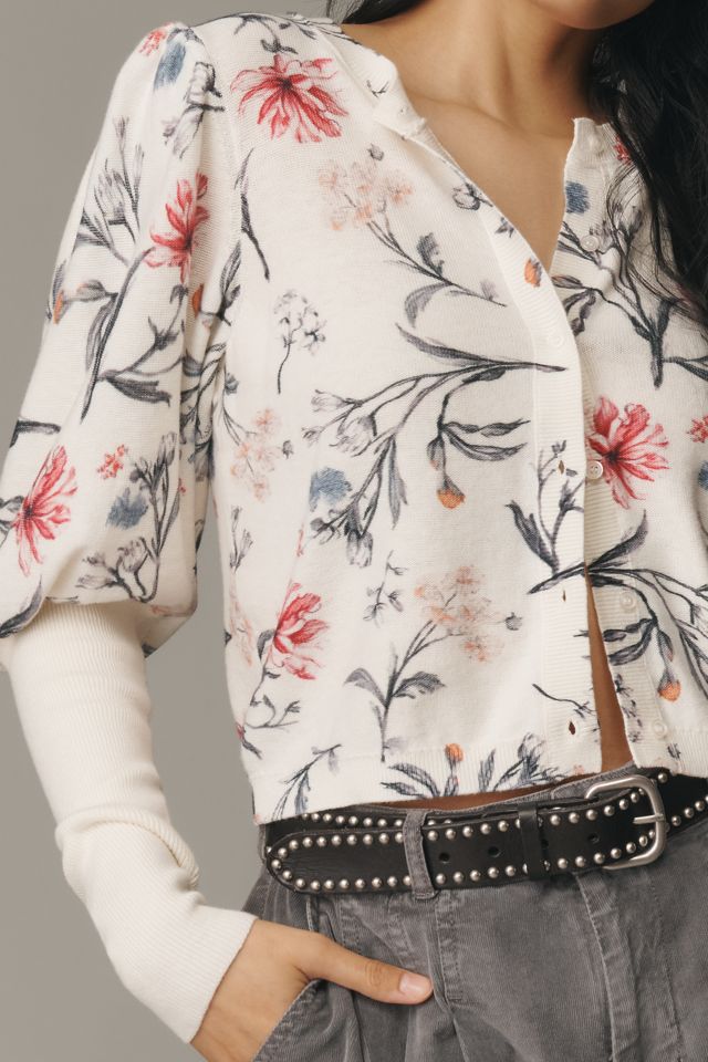 By Anthropologie Lightweight Cotton Cardigan Sweater #2