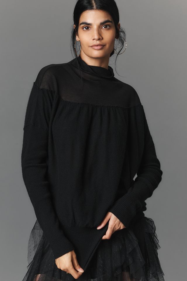 Maeve Twofer Cashmere Wool Blend Sweater #2