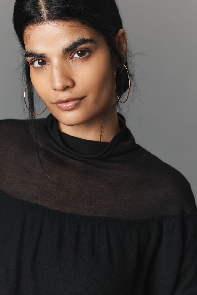 Maeve Twofer Cashmere Wool Blend Sweater #3