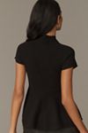 Maeve Short-Sleeve Hourglass Knit Top