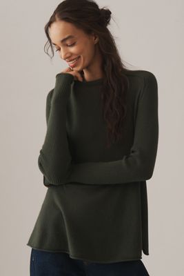 Maeve Crew-Neck Cashmere Swing Jumper