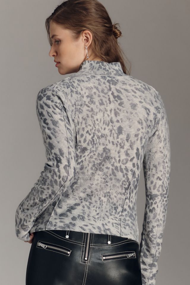 Pilcro Mock-Neck Cashmere Sweater #1