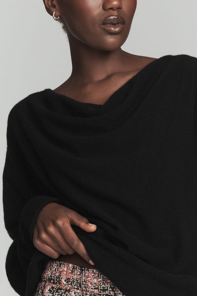 Maeve Cashmere Blend Cowl-Neck Sweater #1
