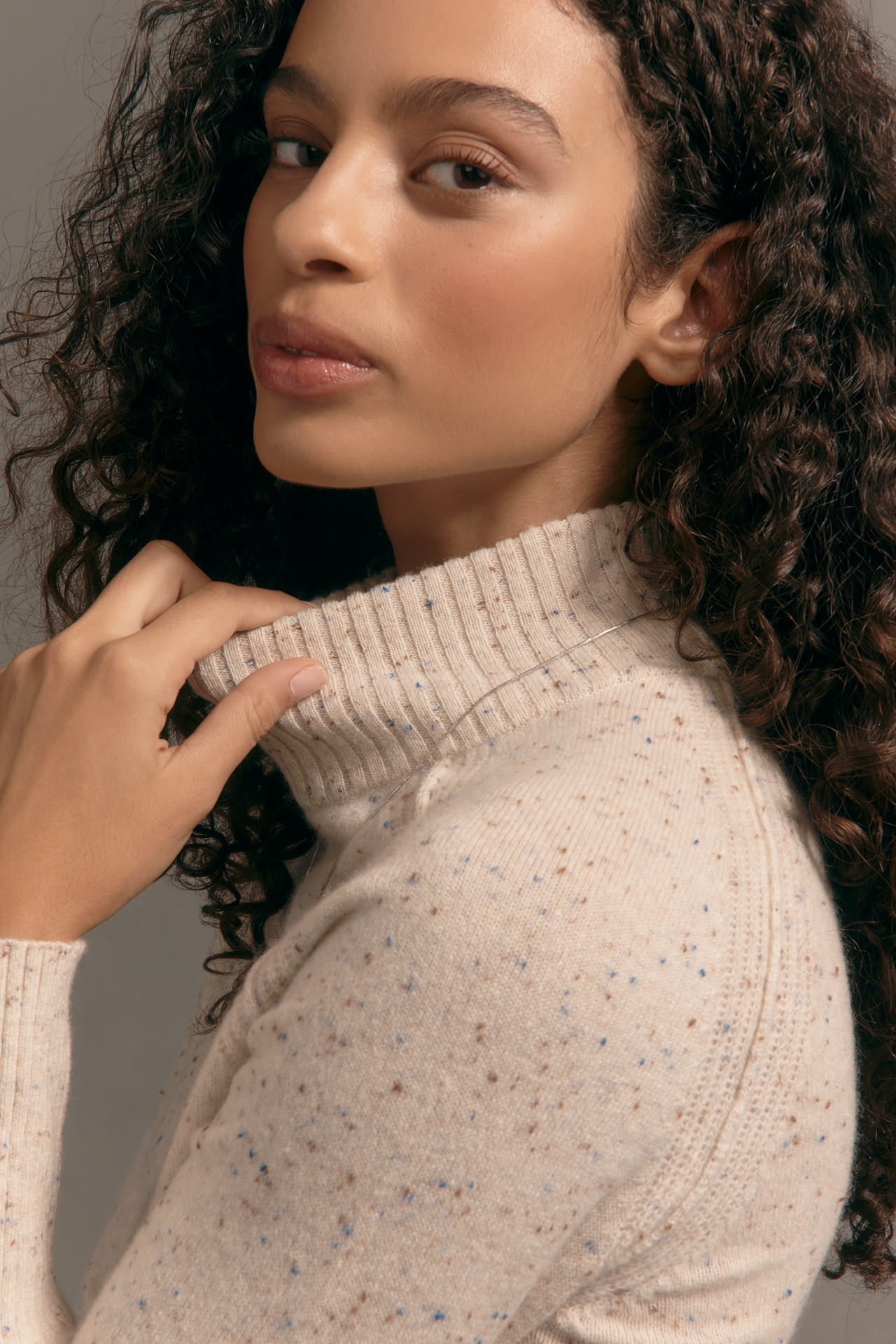 Maeve Cashmere Turtleneck Sweater