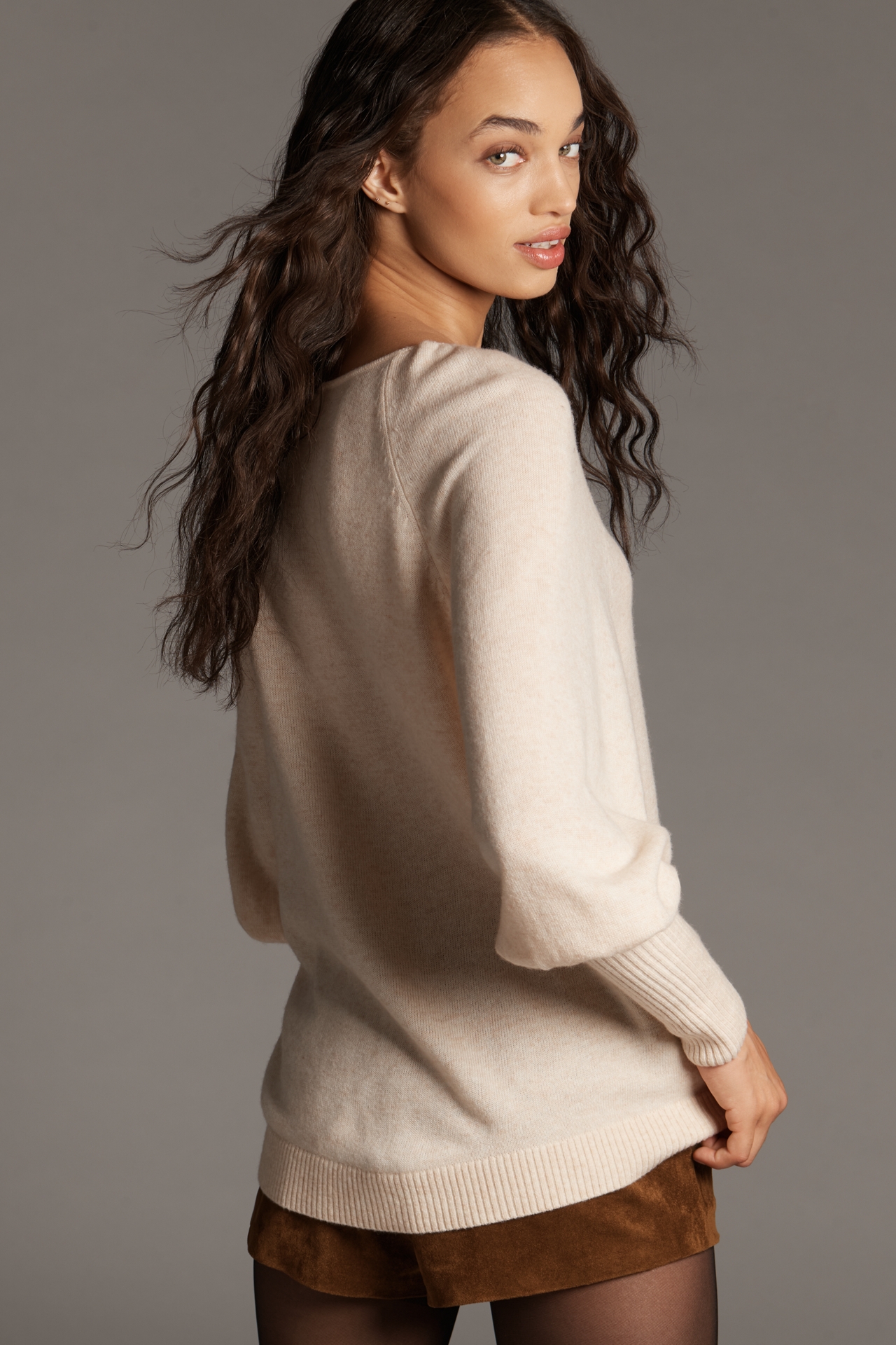 By Anthropologie Cashmere & Wool V-Neck Sweater