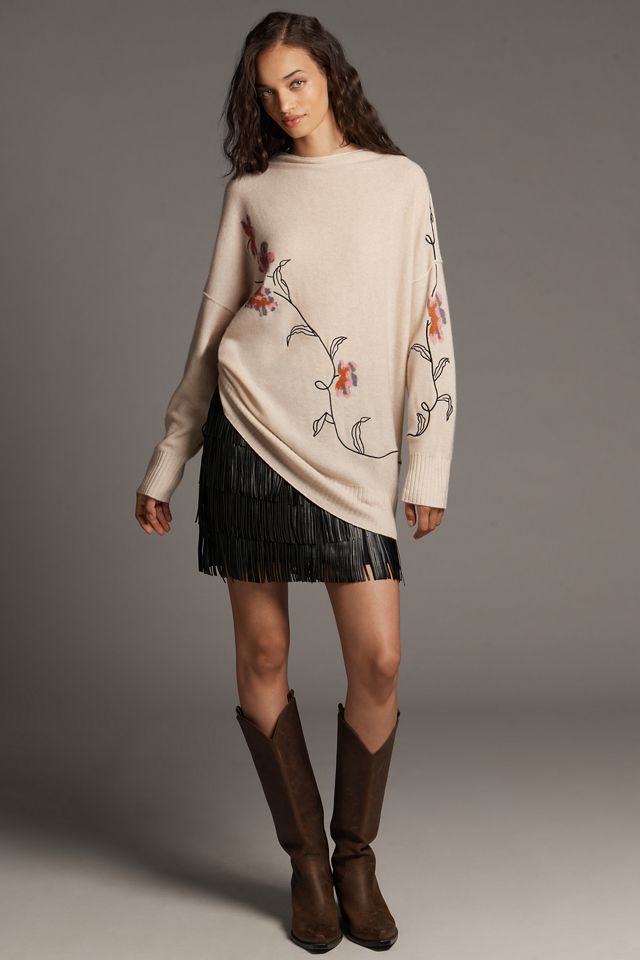 By Anthropologie Mock-Neck Cashmere Sweater #1