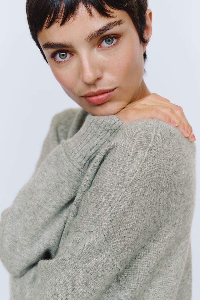By Anthropologie Goldie 100% Cashmere Long Sleeve Sweater #1