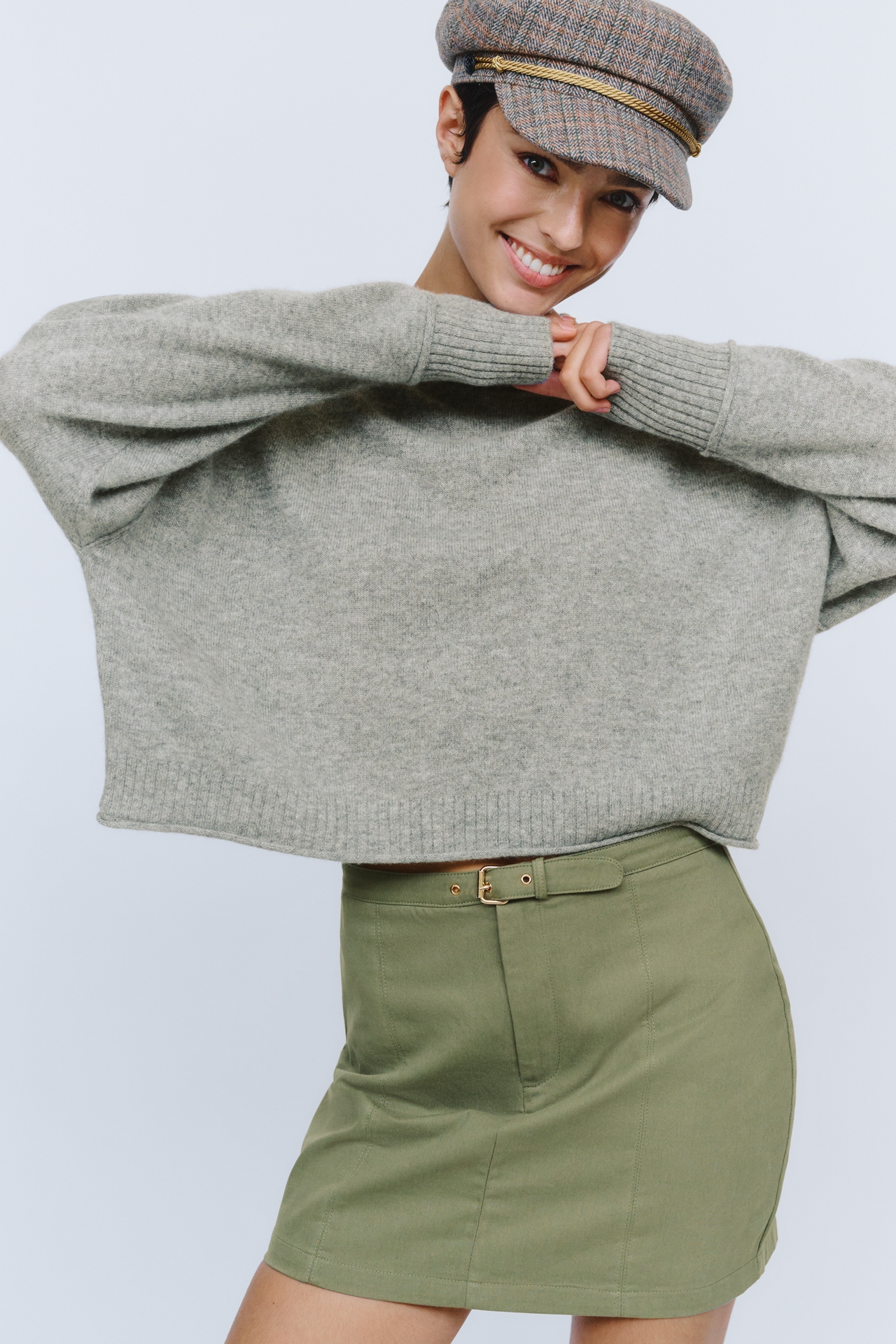 By Anthropologie Goldie 100% Cashmere Long Sleeve Sweater