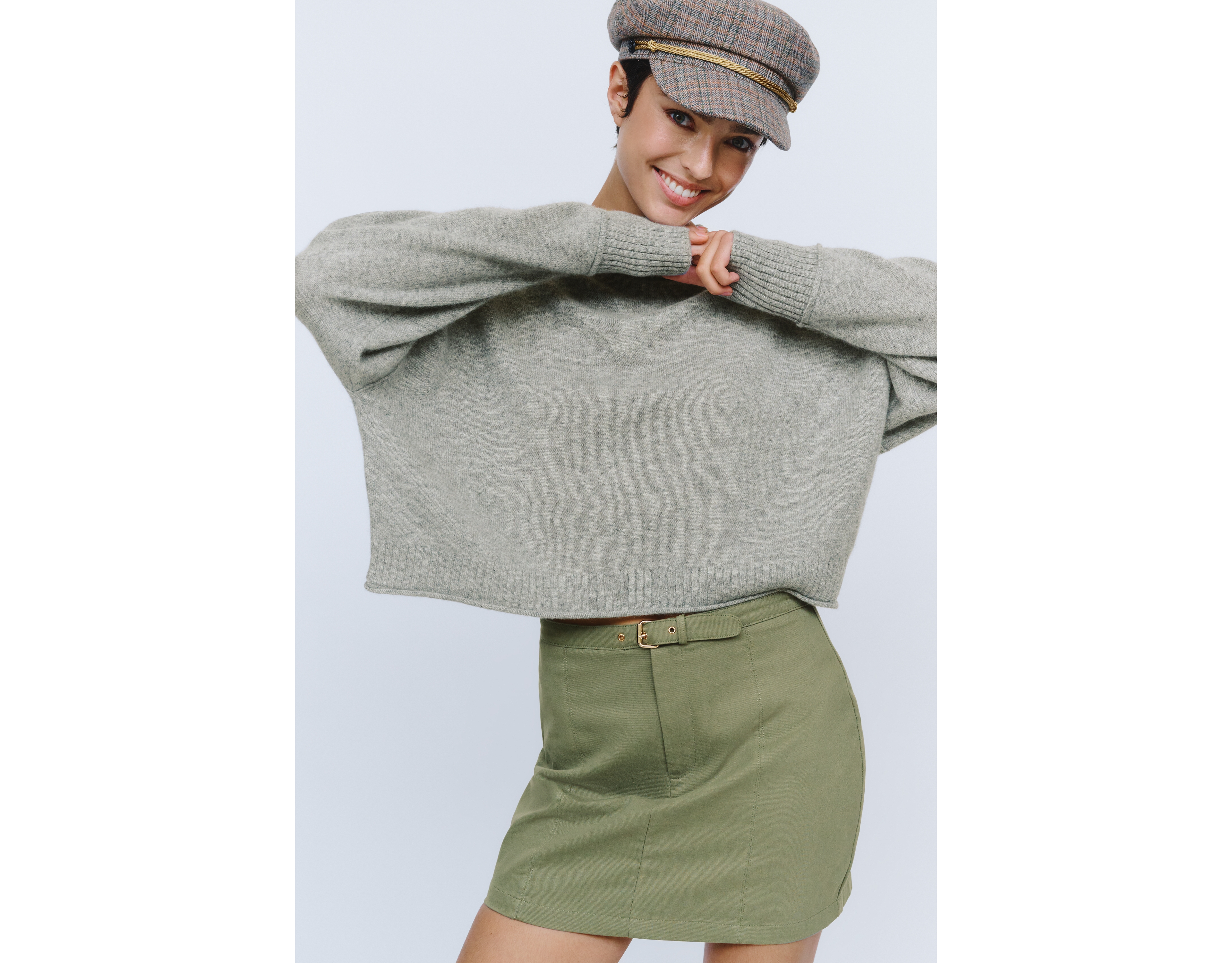 By Anthropologie Goldie 100% Cashmere Long Sleeve Sweater