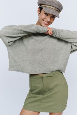 By Anthropologie Goldie 100% Cashmere Long Sleeve Sweater