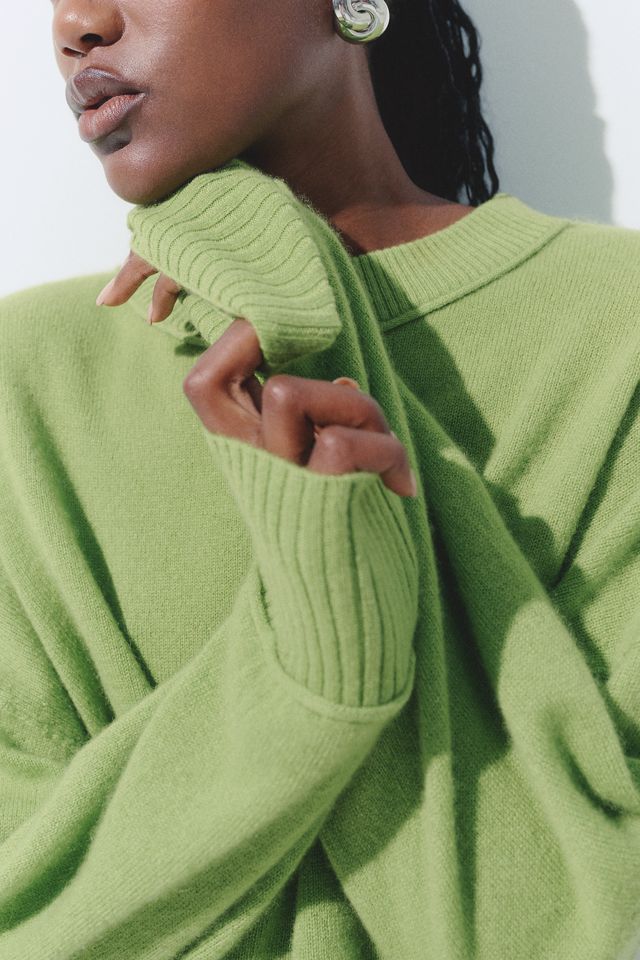 By Anthropologie Goldie 100% Cashmere Long Sleeve Sweater #1