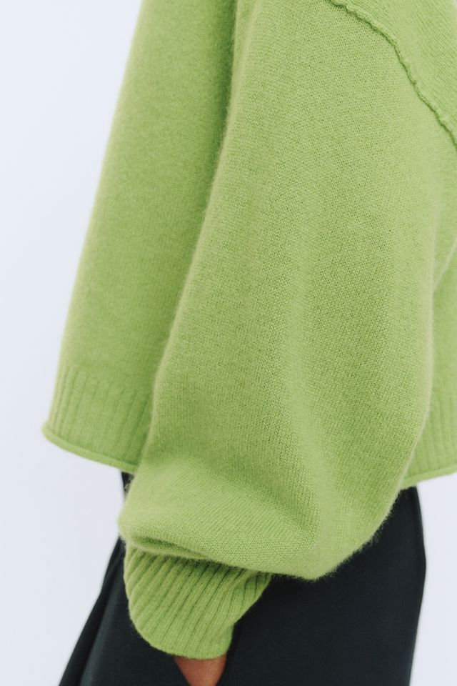 By Anthropologie Goldie 100% Cashmere Long Sleeve Sweater #4