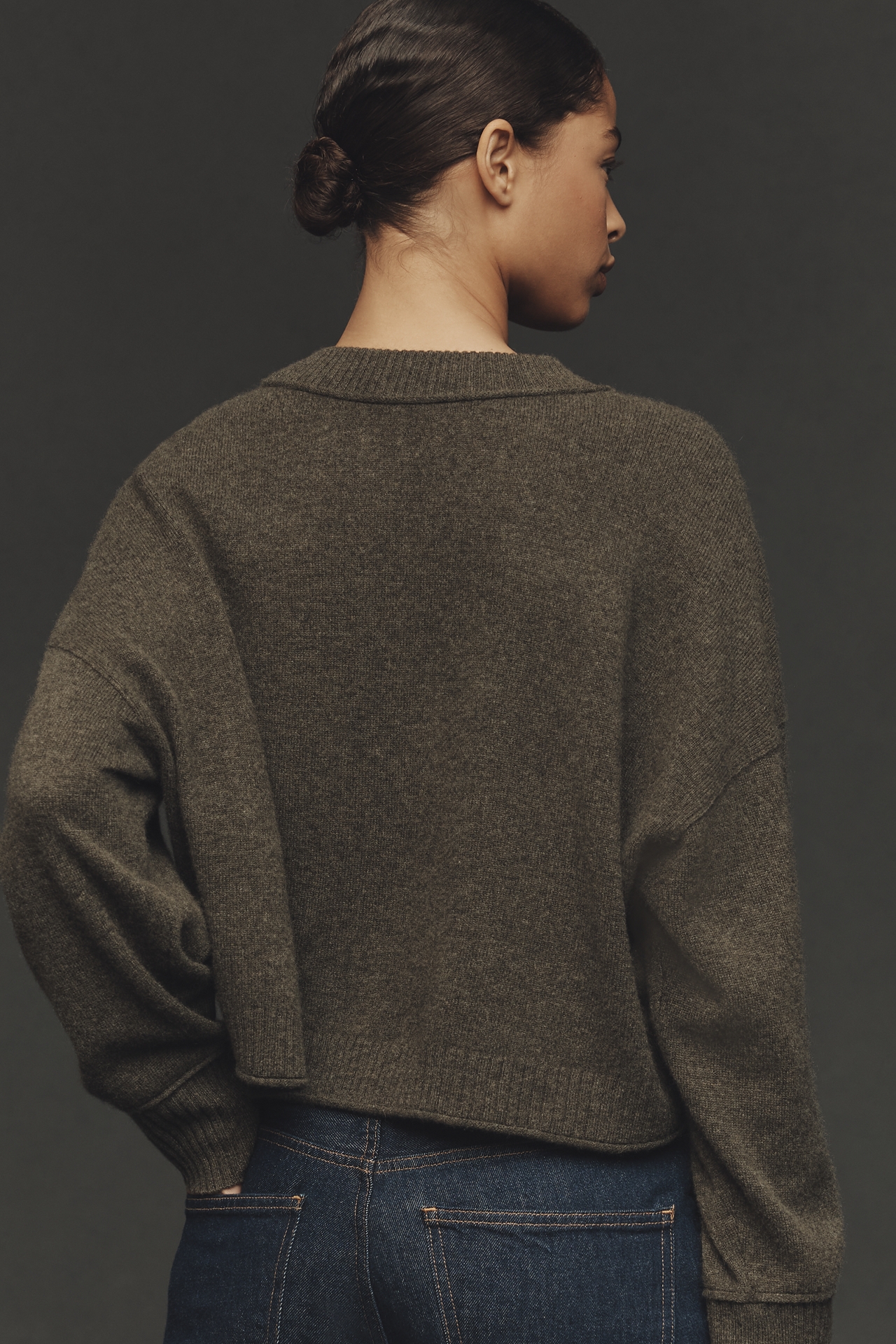 The Goldie Cashmere Long-Sleeve Crew-Neck Sweater