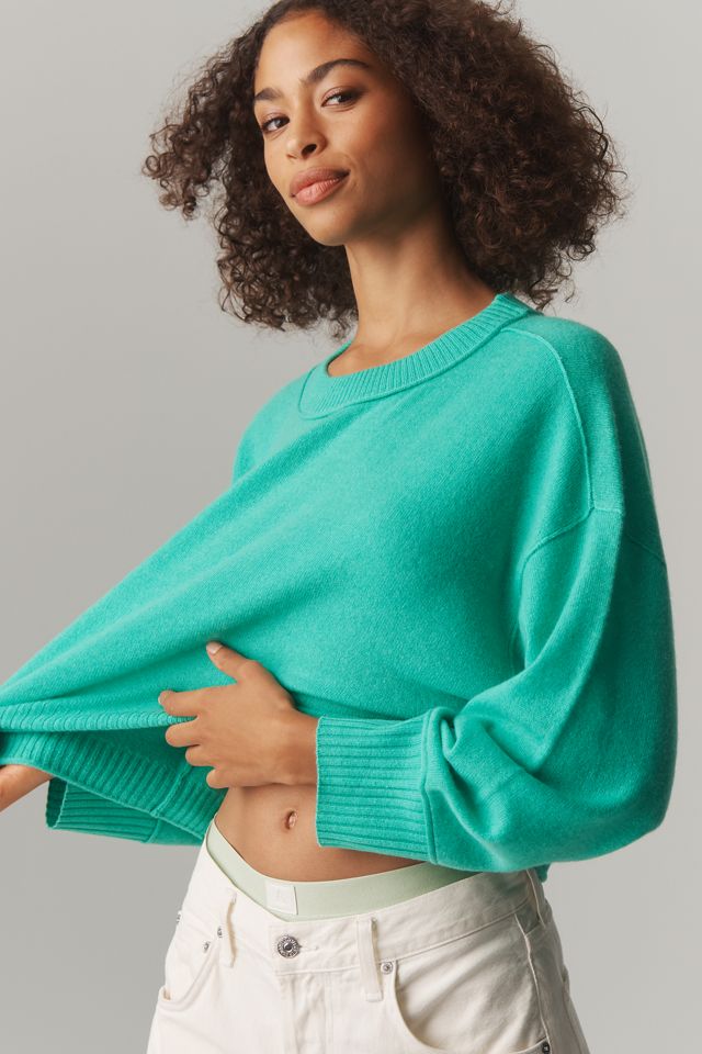 The Goldie Cashmere Long-Sleeve Crew-Neck Sweater #3
